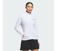 adidas Women's Performance Texture Full Zip Coat, white, L