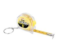Performance Tool 20233 6' Clear Mini Tape Measure, SAE & Metric Measurements Printed on Both Sides