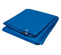 PERFORMANCE TOOL Tarp for Camping and Weather Protection, Aluminum, Blue, 5 x 7 feet