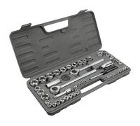 PERFORMANCE TOOL W1172 SAE/Metric 52-Piece Socket Set (1/4-Inch, 3/8-Inch & 1/2-Inch Drive)