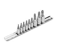 PERFORMANCE TOOL W1385 9-Piece Tamper Proof Star Bit Socket Set