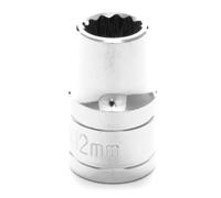 Performance Tool W32812 1/2 in. Drive 12 mm 12-Point Socket | Chrome vanadium steel. Polished nickel chrome resists corrosion. Recessed openings reduce rounding. Large stamping