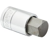 PERFORMANCE TOOL W32990 1/2 Drive Hex Bit Socket, 20mm