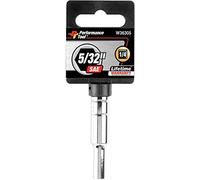 Performance Tool W36305 Chrome 1/4 Drive 6-Point Socket, 5/32