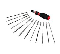 PERFORMANCE TOOL W5391 12Pc Micro File Set - Precision Files for Wood, Metal, and Plastic Working Applications
