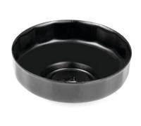 PERFORMANCE TOOL W54070 90mm, 15 Flutes, Oil Filter Cap Wrench - Steel Construction for Strength, Fits Multiple Brands of Oil Filters, For Use with 3/8-Inch Drive Tool