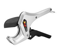 Performance Tool W82009 1-3/8-Inch Ratcheting PVC Pipe Cutter, Heavy Duty SK5 Steel Blade, Cuts PVC, CPVC, PEX, Rubber Hoses, Sping Loaded Comfort Grip