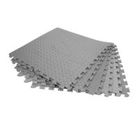 Performance Tool W88989 24-Inch X 24-Inch Protective Diamond Shape Anti-Fatigue Interlocking Floor Mat (24 Square Feet), Grey