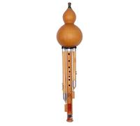 Performance Type Hulusi Handmade Nine Hole Gourd Silk Instrument FG Flat BC Small D High Pitch Easy To Play(And D minor)