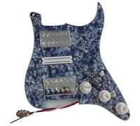 Performance Type Pickguard Pickups HSH Prewired St Pickguard Set With Kill Converter & Chrome Humbucker Pickups For ST Electric Guitar - Replacement Parts
