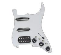 Performance Type Pickguard Pickups Left And Right Hand ST Guitar Prewired Pickguard Coil Splitting Two Humbucker One Humbucker 9K 9K 15K Silence Converter(B)