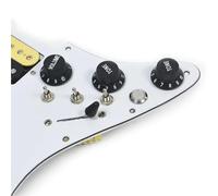 Performance Type Pickguard Pickups Left Hand SSH Electric Guitar Pickguard Two Mini Humbucker +ONE Humbucker+Silence Converter Loaded Prewired Scratchplate(D)
