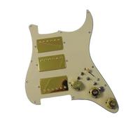 Performance Type Pickguard Pickups Prewired Loaded Pickguard With Kill Converter Coil Split Alnico 5 Humbucker Pickups 11 Hole For Guitar Pickguard Pickup(A)