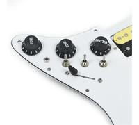 Performance Type Pickguard Pickups SSH Pickguard Wiring Loaded Prewired + Silence Converter ST Electric Guitar Double Coil Pickup(L)