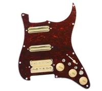 Performance Type Pickguard Pickups SSH Pickguard Wiring Loaded Prewired + Silence Converter ST Electric Guitar Double Coil Pickup(J)