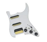Performance Type Pickguard Pickups ST Guitar SSH Coil Splitting Prewired Pickguard Two Humbucker And One Humbucker 9K/9K/15K +Silence Converter(O)