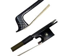 Performance violin bow 1pc 4/4 Size Weave Carbon Fiber VIOLIN BOW braid carbon fiber Ebony Frog Nickel Silver Fitted Natural White Horsehair