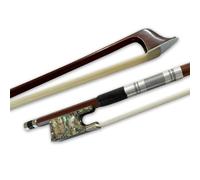 Performance Violin Bow Full Size Violin Fiddle Bow Ebony Frog Colored Shell White Horsehair(3/4)