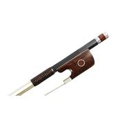 Performance violin bow Violin Bow Ultra Light 4/4 Size Rainbow Stretch Violin Bow Braided Carbon Fiber Rod Durable Straight and Strong Violin Accessories(Only bow)