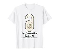 Performative Reader Reading Meme Aesthetic T-Shirt
