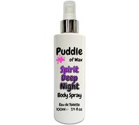 Perfume & Aftershave Body Sprays - 100ml Eau de Toilette (EDT) - 50+ Scents - Atomiser Mist - Vegan Friendly - Puddle of Wax - Made in the UK (Spirit Deep Night)