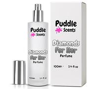 Perfume & Aftershave Sprays - 100ml Parfum in Frosted Glass Bottles - 34 Scents - Branded Gift Box - Vegan Friendly - Puddle of Wax - Made in the UK (Diamonds For Her)