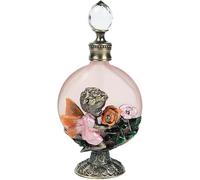 Perfume Atomiser， 30ml Multicolor Empty Perfume Bottle Glass Metal Travel Refillable(Pink)
