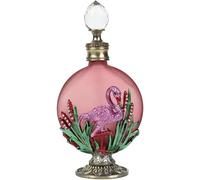 Perfume Atomiser， Empty Perfume Bottle Round Crystal Cover Portable Decorative Pink 4 * 13.5cm 30ml