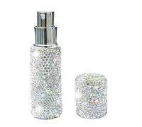 Perfume Atomizer | 10ml Atomizer Rhinestone Bling Sample Case - Refillable Fragrance Oil Sprayer, Small Travel Dispenser For Hair Spray, Portable Perfume Bottle For Purse Makeup Bag Cosmetic Storage