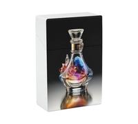 Perfume Bottle Cigarette Case - Portable Cigarette Box Lightweight Holder Case for Travel Waterproof Plastic Cigarettes Boxes Pocket Size Storage Box for 20 Cigarettes