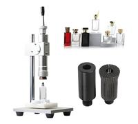 Perfume Bottle Sealing Machine, Manual 2in1 Crimping Tool for Metal Collar Cap Pressing, Perfume Crimper for Easy Application, Ideal for DIY and Professional Use