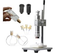 Perfume Capping Machine, Handheld Crimper Sealer for Vials, Stainless Steel, 13-20MM, 10-30 Bottles per Minute, Manual Press Cap Tool