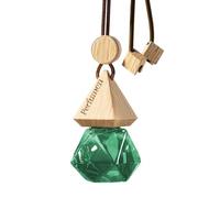 Perfume Car - Hangable Vehicle Scent, Car Triangle Crystal Wood Cover Perfume | Long-Lasting Hangable, Aromatherapy Oil Rearview Mirror For Rearview, And Business