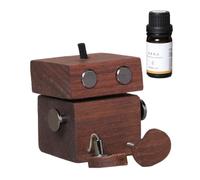 Perfume Decoration - Stylish Wooden Man Car Air Freshener | Shake Doll Aroma Diffuser | The Lasting Fragrance for Cars, Road Travel Companion, Vehicle Cabin Fragrance, Dashboard Decoration