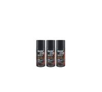 Perfume Deodorant Mystic Woods (3 x 150 ml) | Pack of 3 Deodorant Spray for Men | 48h Protection without Aluminium (ACH) | with Amber and Cedar Wood Fragrance | Vegan Body Spray Isana Men