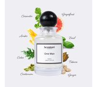 Perfume for Men, Elegant Fragrance, Long-Lasting Scent Inspired by Designer Brands (100 ml, One Man - Inspired by The One (For Him))