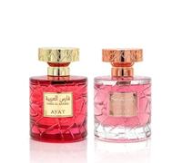 Perfume Gift Set - Eau de Parfum Zahra Arabia & Faris Al Arabia - 2x100ml - Women - Oriental Dubai Fragrance - Long Lasting - Luxury Gift Idea