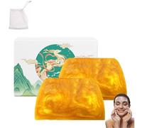 Perfume Gold Soap Silky Nourishment Gold Soap Deep Cleansing Facial & Body Soap Natural Handmade Essential Oil Soap Firm and Smooth Skin