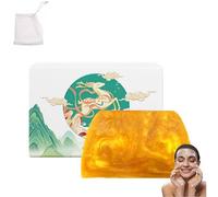 Perfume Gold Soap Silky Nourishment Gold Soap Deep Cleansing Facial & Body Soap Natural Handmade Essential Oil Soap Firm and Smooth Skin