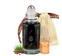 Perfume Oil Black Hash Roll-On 6ml - Long Lasting Alcohol Free Arabian Attar - Premium Quality Unisex Fragrance with Hashish, Tobacco & Oud Notes for Men and Women