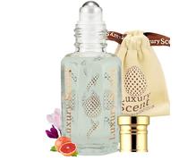 Perfume Oil Down Town Roll-On 12ml - Fresh Musky Floral Unisex Attar with Grapefruit, Neroli, Jasmine & Vetiver - Long-Lasting Premium Fragrance by Luxury Scent