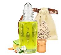 Perfume Oil Lotus Roll-On 6ml - Long Lasting Alcohol Free Arabian Attar - Premium Unisex Fresh Floral Fragrance with Jasmine, Citrus & Sandalwood Notes by Luxury Scent