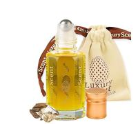Perfume Oil Oud Badar Roll-On 3ml - Deep Woody Floral Unisex Attar - Long Lasting Alcohol Free Fragrance with Smoky Sweet Oud Notes by Luxury Scent