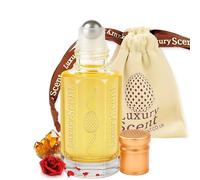 Perfume Oil Oud Ihsas Roll-On 6ml - Long Lasting Alcohol Free Arabian Attar - Premium Fruity Musky Warm Unisex Fragrance with Bergamot, Amber & Vanilla Notes by Luxury Scent