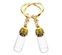 Perfume Oil Refill Bottles Glass with 2pcs Keychain