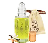 Perfume Oil Safari Q Roll-On 6ml - Long Lasting Alcohol Free Arabian Attar - Premium Quality Unisex Fragrance with Creamy Floral Powdery Sweet Notes for Men and Women