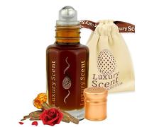 Perfume Oil Scent of Dubai Roll-On 12ml - Long Lasting Alcohol Free Arabian Attar - Premium Quality Unisex Fragrance with Warm Woody Floral Musky Oriental Notes for Men and Women