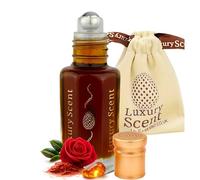 Perfume Oil Scent of Dubai Roll-On 6ml - Long Lasting Alcohol Free Arabian Attar - Premium Quality Unisex Fragrance with Warm Woody Floral Musky Oriental Notes for Men and Women