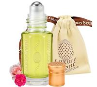 Perfume Oil Turkish Rose Roll-On 6ml - Sweet Floral Oriental Unisex Attar - Long Lasting Alcohol Free Fragrance with Rich Rose & Turkish Delight Notes by Luxury Scent