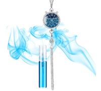 Perfume Pendant - High-End Clock Aromatherapy | Rearview Mirror Long Lasting Diffuser | Luxury Alloy Oil Scent, Unisex Automotive Interior Ornament, Creative Hanging Air Freshener